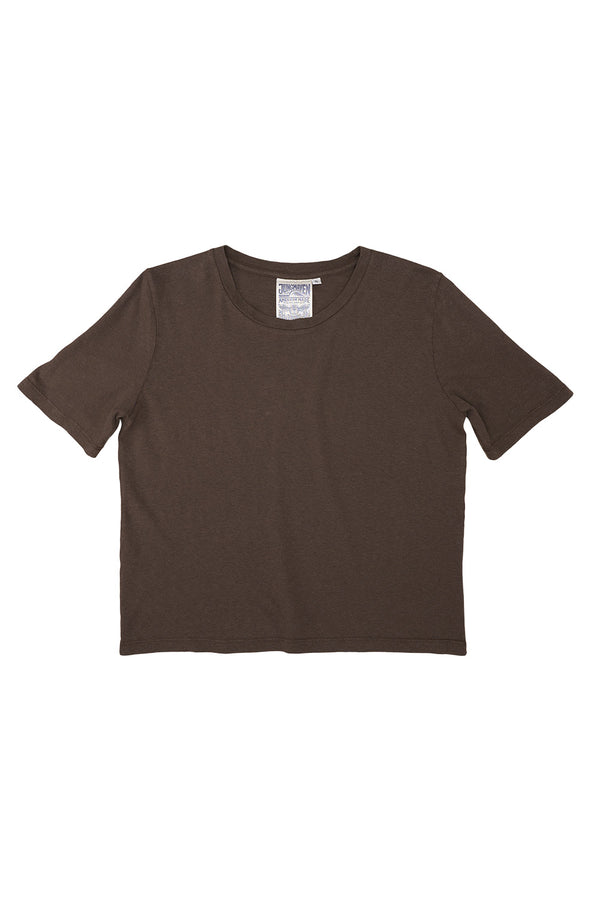 Silverlake Cropped Tee | Jungmaven Hemp Clothing & Accessories / Color: Coffee Bean