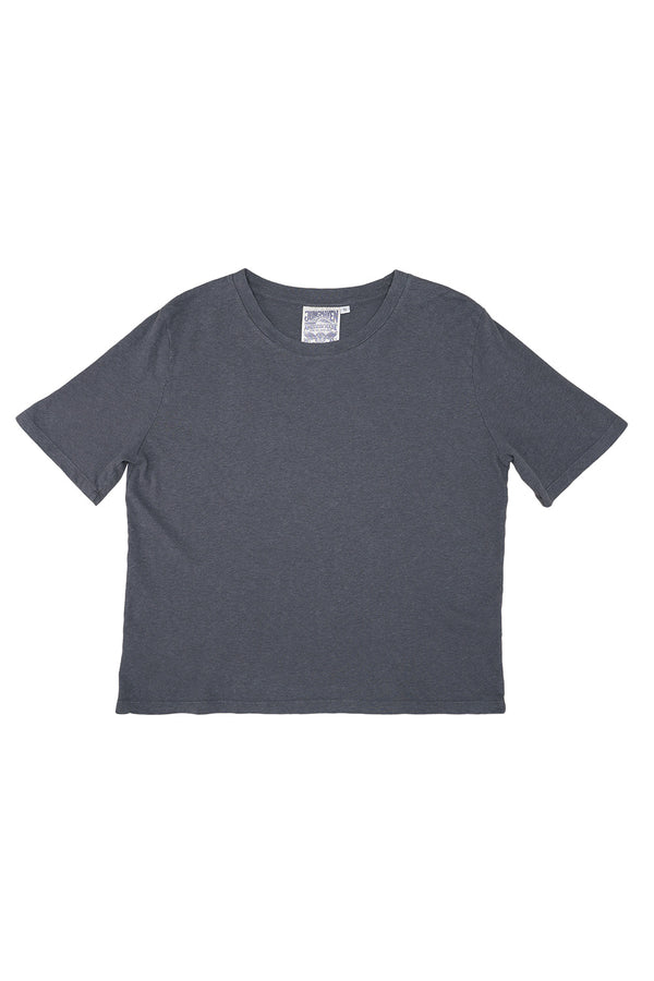 Silverlake Cropped Tee | Jungmaven Hemp Clothing & Accessories / Color: Diesel Gray