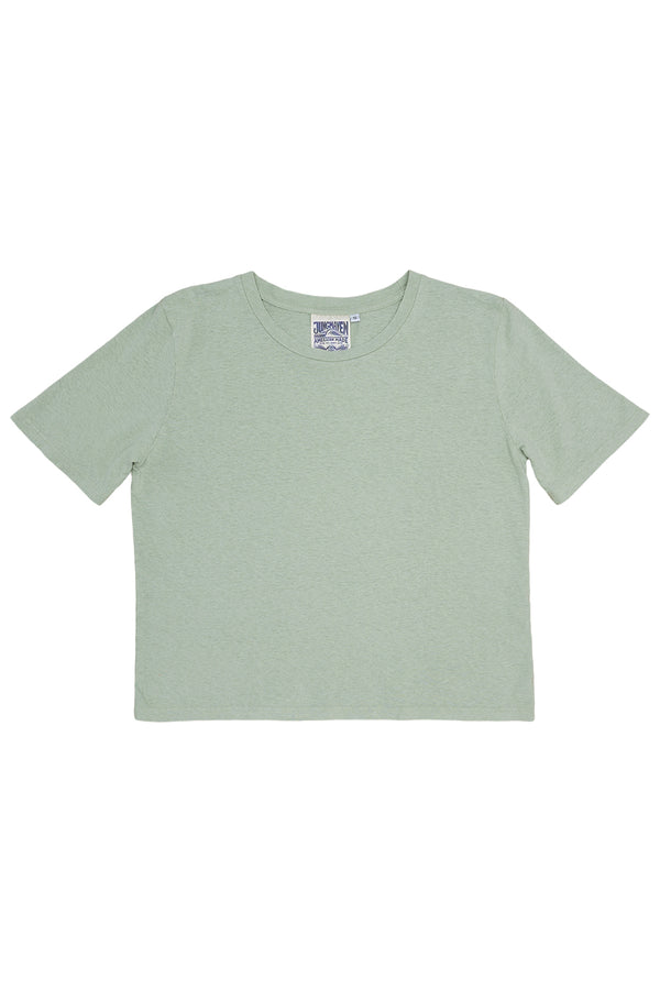 Silverlake Cropped Tee | Jungmaven Hemp Clothing & Accessories / Color: Stormy Green