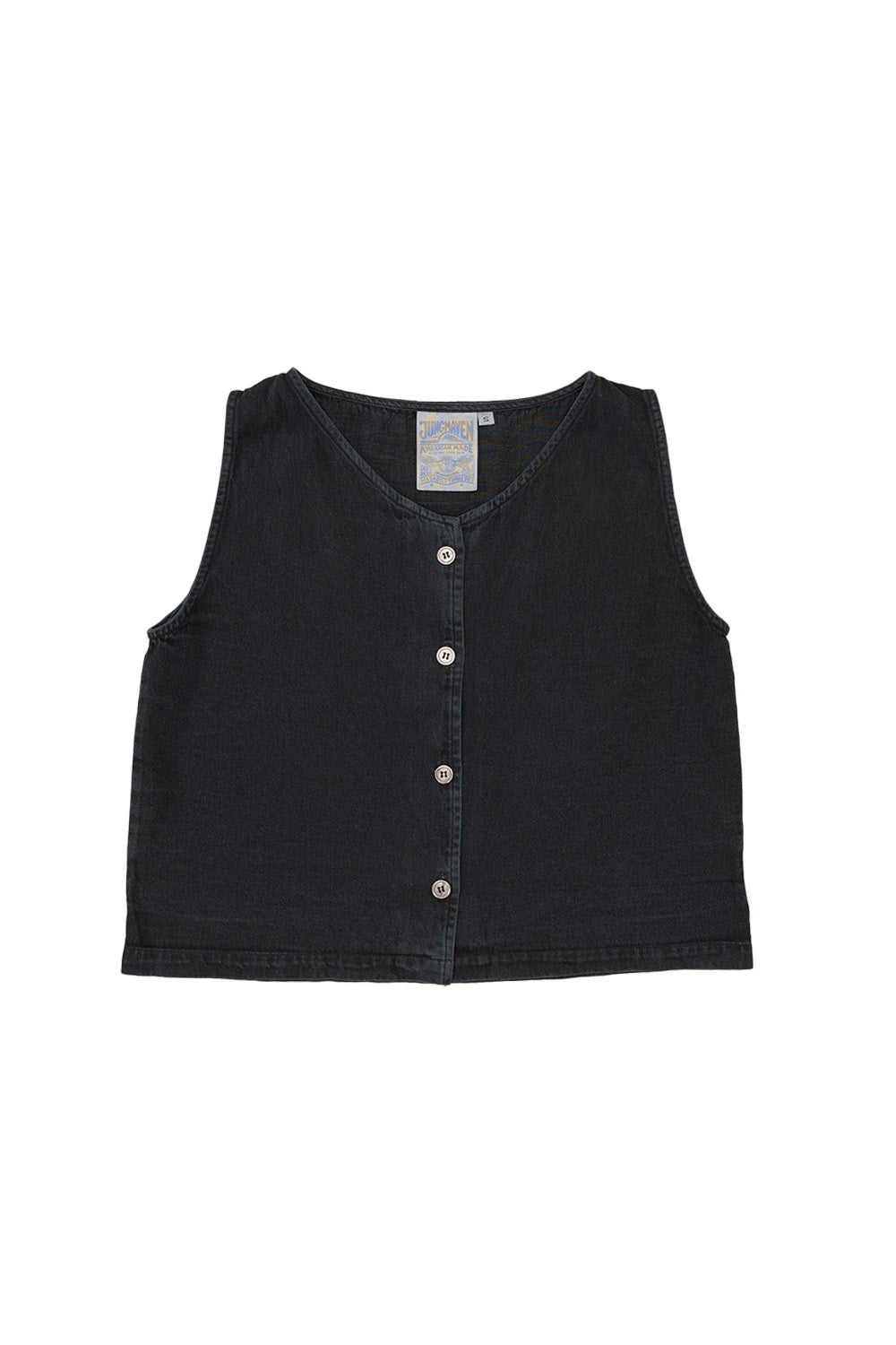 Skyline Summer Denim Vest | Jungmaven Hemp Clothing & Accessories