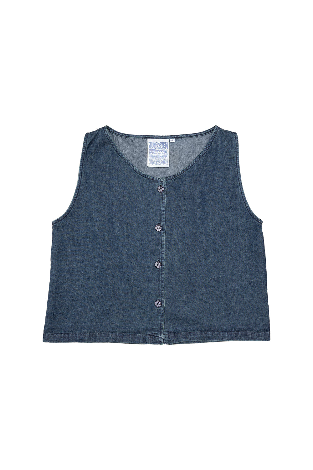 Denim Skyline Vest | Jungmaven Hemp Clothing & Accessories - USA Made