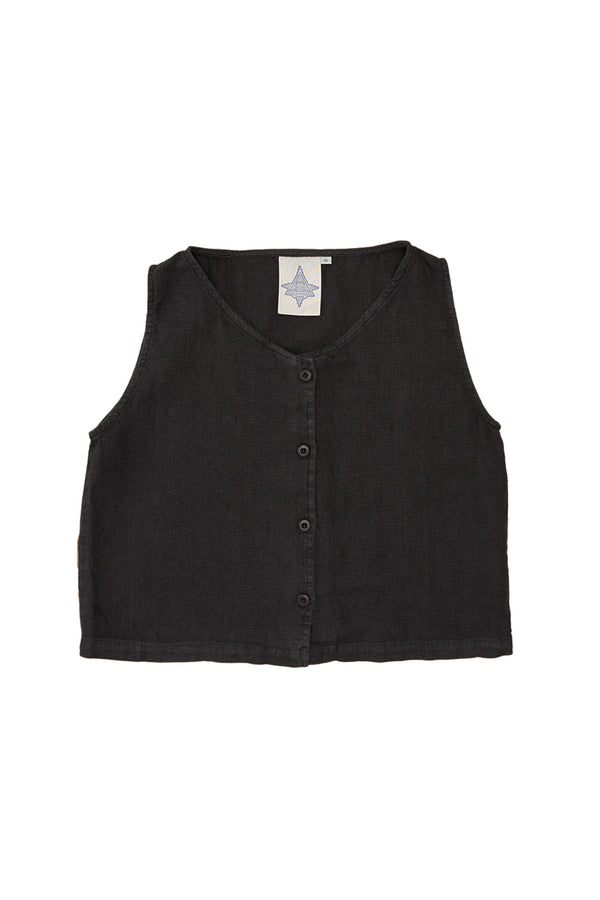 Skyline 100% Hemp Vest | Jungmaven Hemp Clothing & Accessories / Color: Black