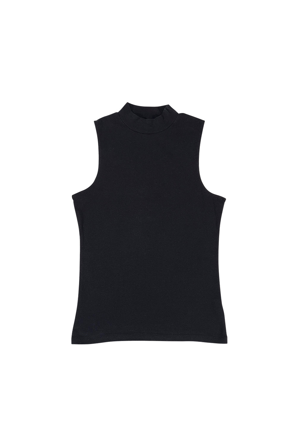 Mariposa Mock Neck Tank | Jungmaven Hemp Clothing & Accessories / Color: Black