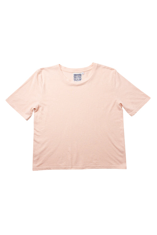 Silverlake Cropped Tee - Sale Colors | Jungmaven Hemp Clothing & Accessories / Color: Whispering Peach
