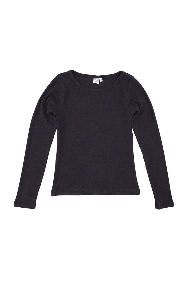 Solara Long Sleeve Tee | Jungmaven Hemp Clothing & Accessories / Color: Black