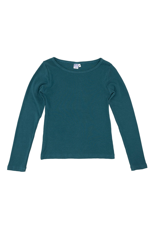 Solara Long Sleeve Tee | Jungmaven Hemp Clothing & Accessories / Color: Deep Teal