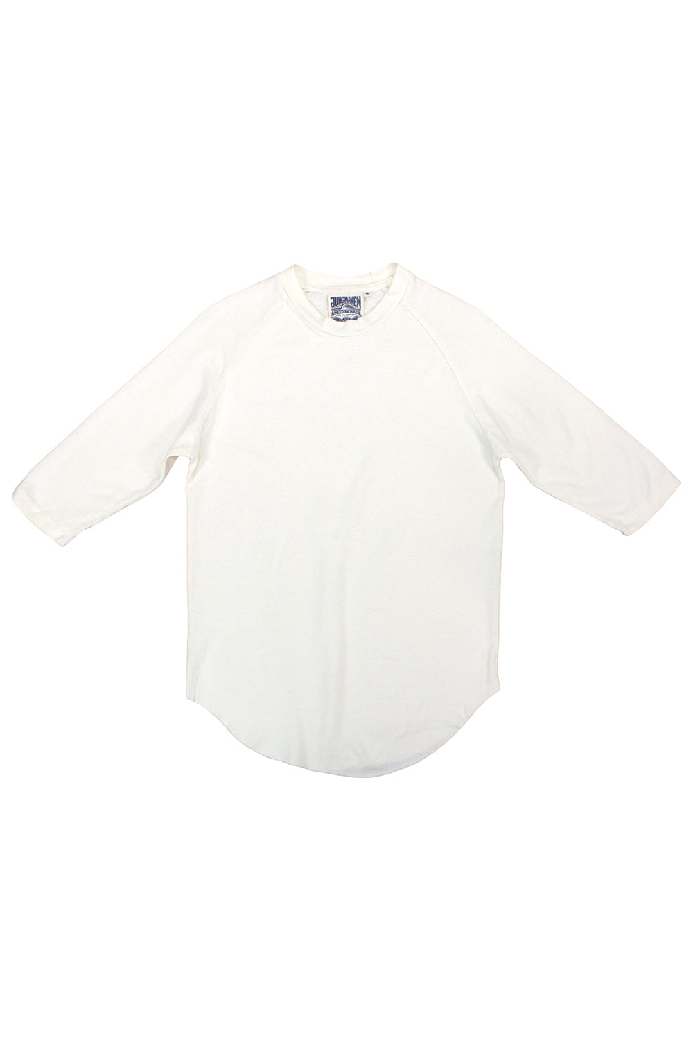 Solid Raglan 3/4 Sleeve | Jungmaven Hemp Clothing & Accessories / Color: Washed White