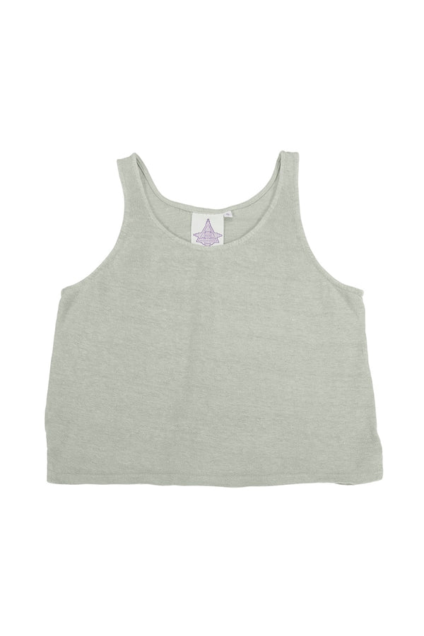 Sophie 100%  Hemp Cropped Tank Top - Sale Colors | Jungmaven Hemp Clothing & Accessories / Color: Agave Green