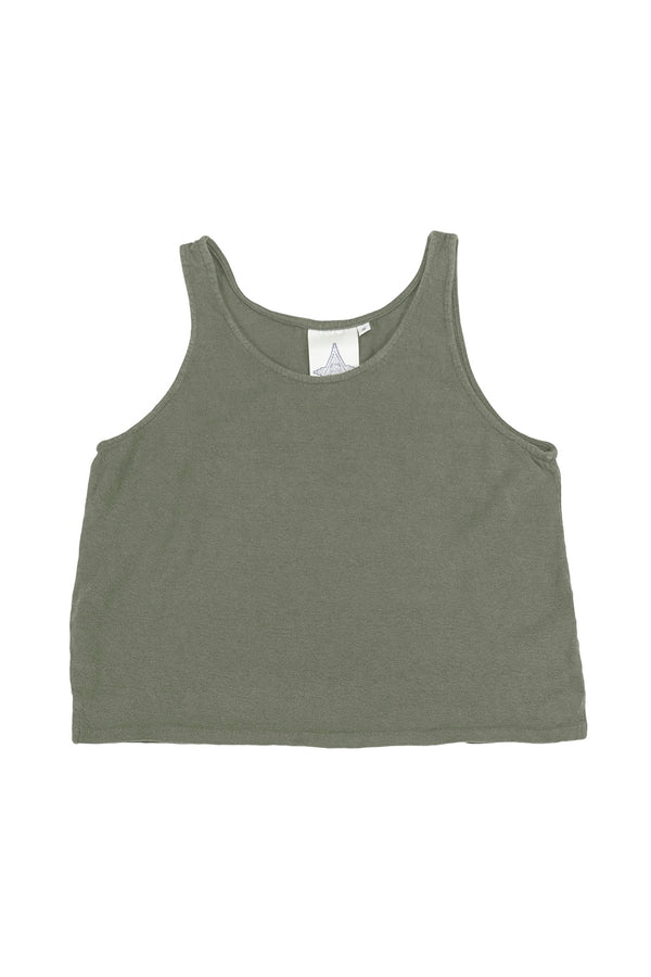 100% Hemp Cropped Tank | Jungmaven Hemp Clothing & Accessories / Color: Olive Green