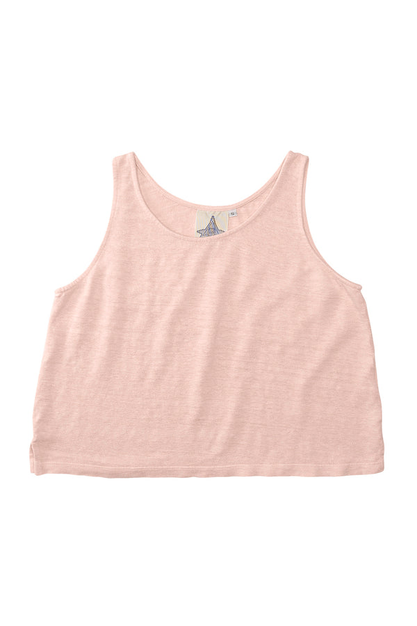 100% Hemp Cropped Tank | Jungmaven Hemp Clothing & Accessories / Color: Whispering Peach