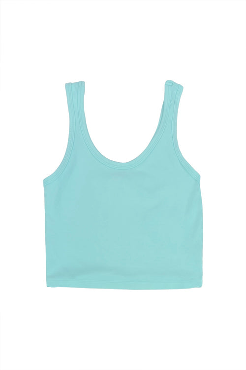 Sporty Tank - Sale Colors | Jungmaven Hemp Clothing & Accessories / Color: Oasis Blue