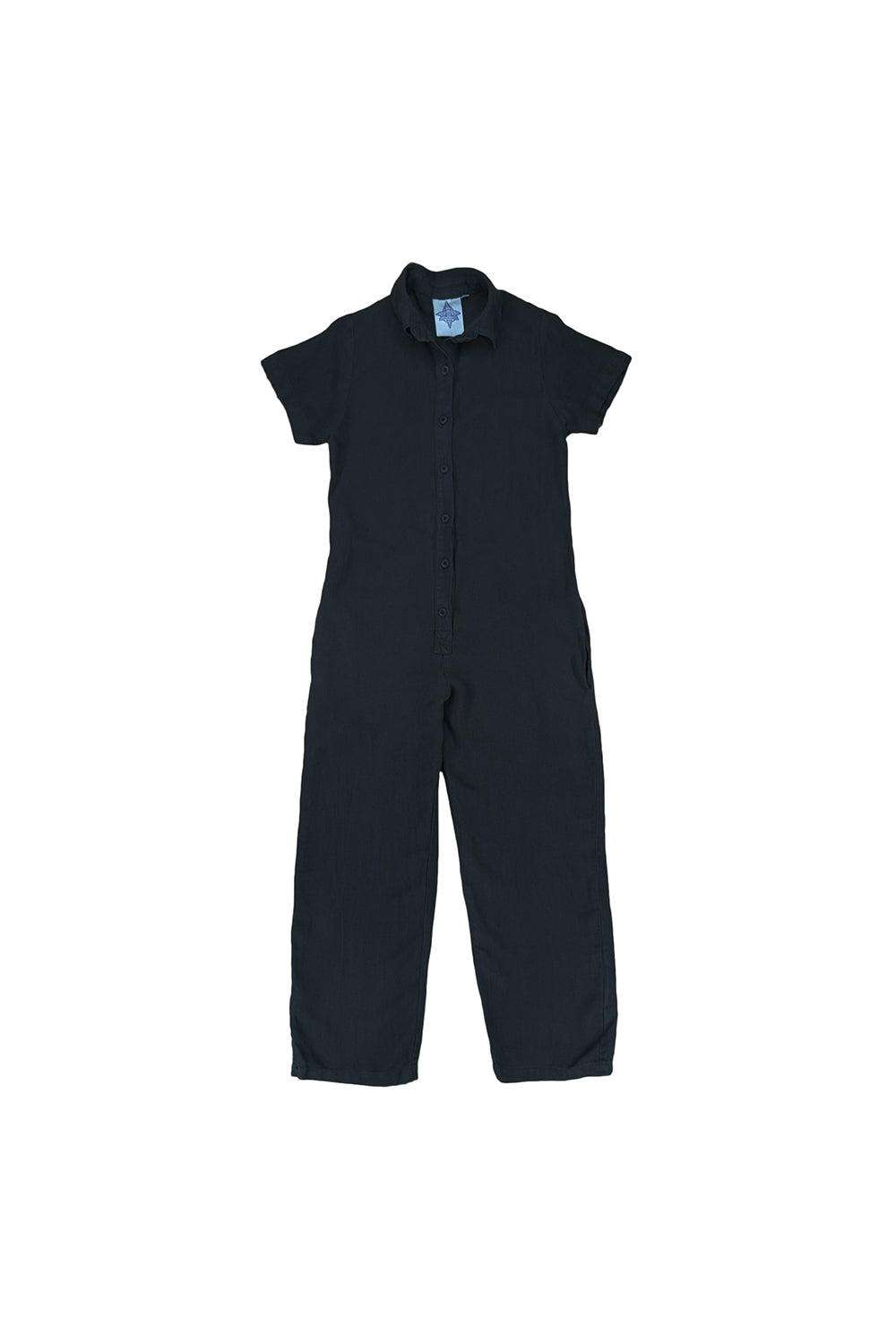 Stillwater Polo Pant Romper | Jungmaven Hemp Clothing & Accessories / Color: Black