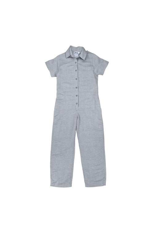 Porto Stillwater Pant Romper | Jungmaven Hemp Clothing & Accessories / Color: Chambray