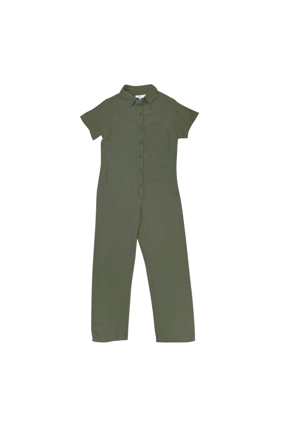 Stillwater Polo Pant Romper | Jungmaven Hemp Clothing & Accessories / Color: Olive Green