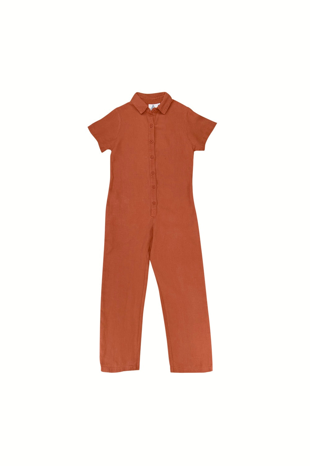 Stillwater Polo Pant Romper | Jungmaven Hemp Clothing & Accessories / Color: Rooibos Tea