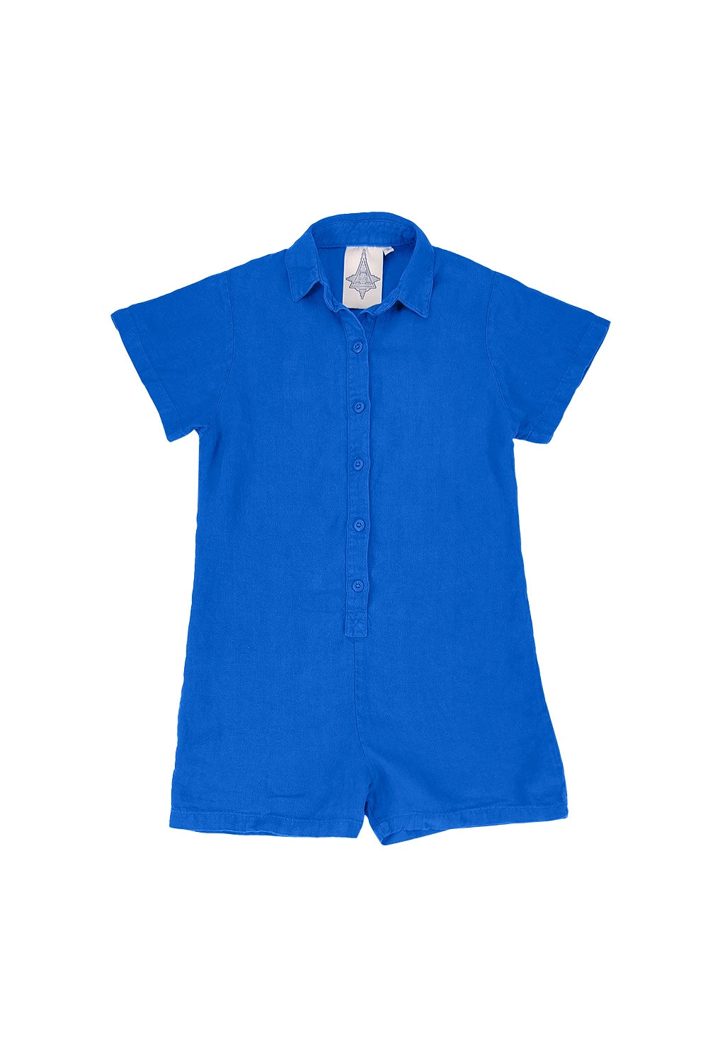 Stillwater Polo Romper | Jungmaven Hemp Clothing & Accessories / Color: Galaxy Blue