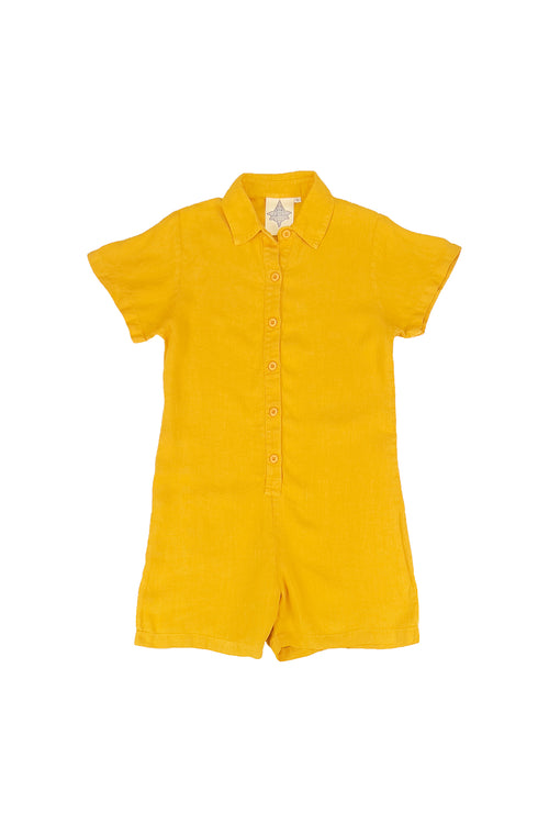 Stillwater Polo Romper - Sale Colors | Jungmaven Hemp Clothing & Accessories / Color: Mango Mojito