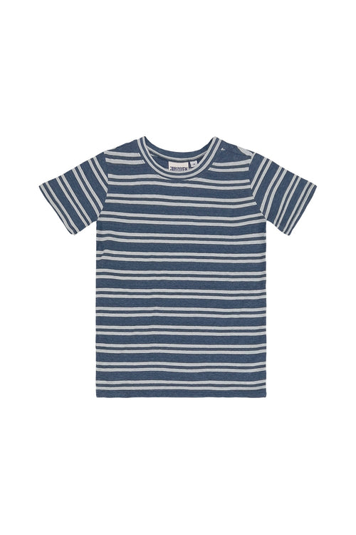 Stripe Grom Tee | Jungmaven Hemp Clothing & Accessories / Color: Blue/White Stripe