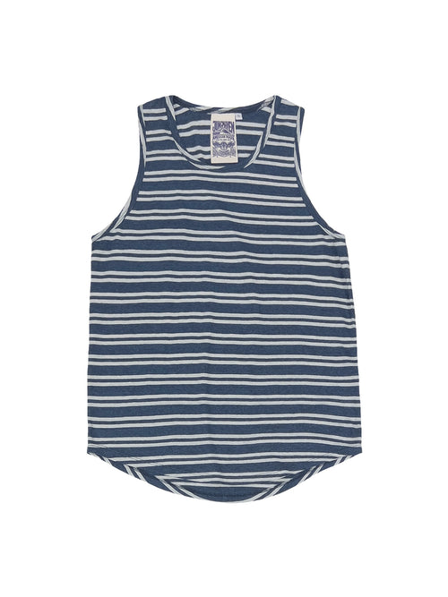 Stripe Tank Top | Jungmaven Hemp Clothing & Accessories / Color: Color: Blue/White Stripe