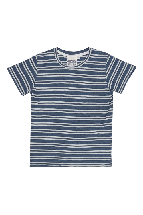 Stripe Lorel Tee | Jungmaven Hemp Clothing & Accessories / Color: Blue/White Stripe