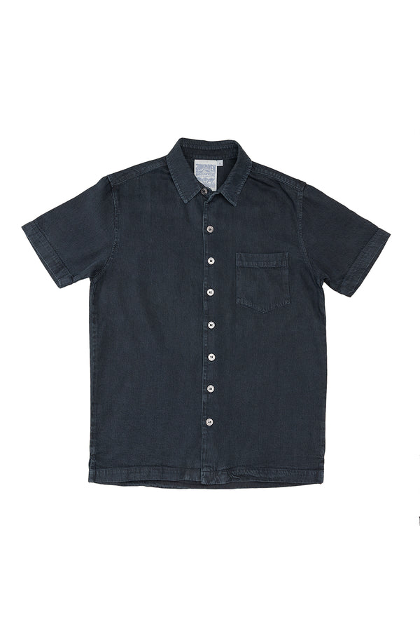 Denim Padaro Shirt | Jungmaven Hemp Clothing & Accessories / Color: Black