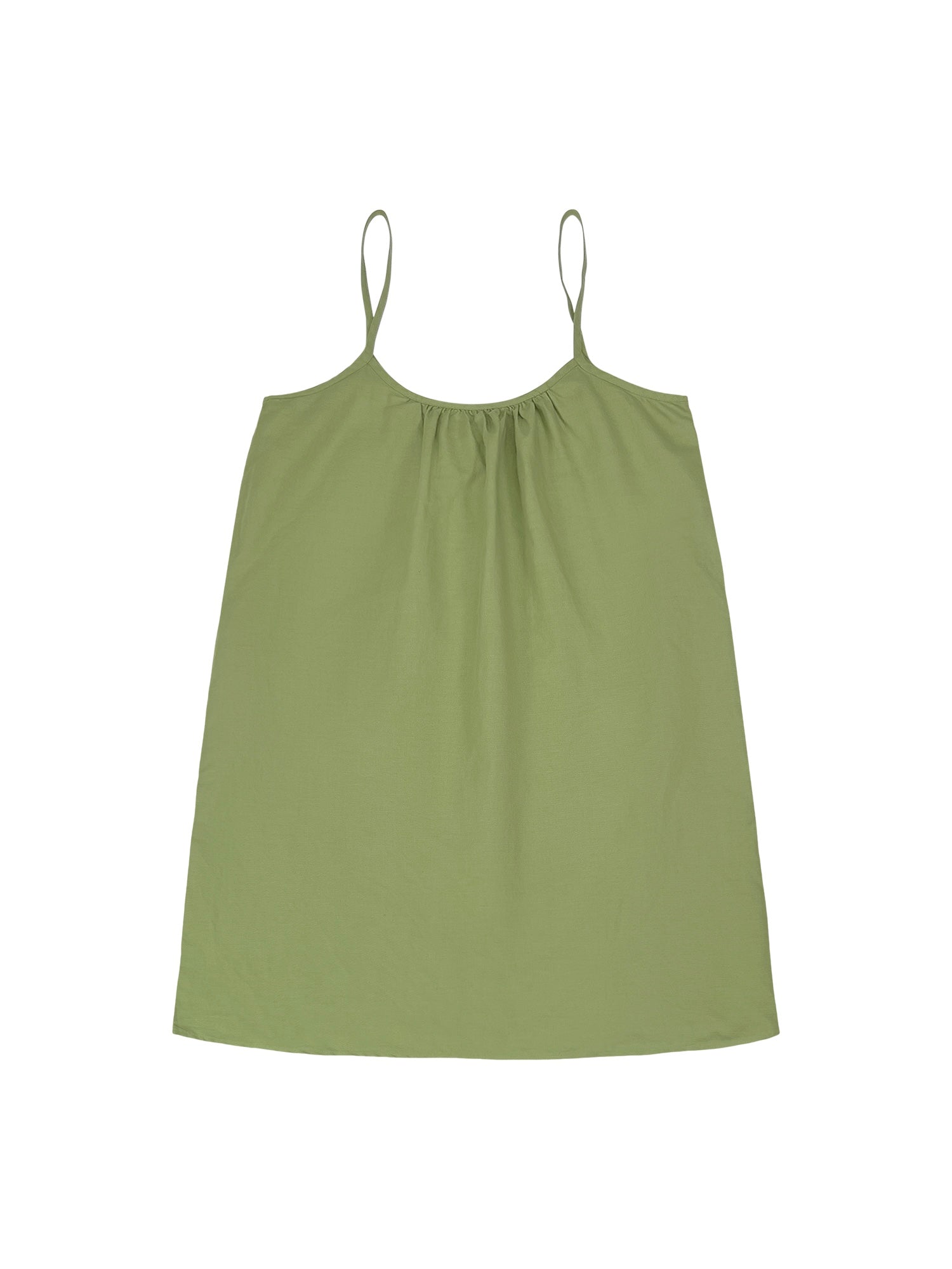 Sundance Slip Dress - Sale Colors | Jungmaven Hemp Clothing & Accessories / Color: Dark Matcha