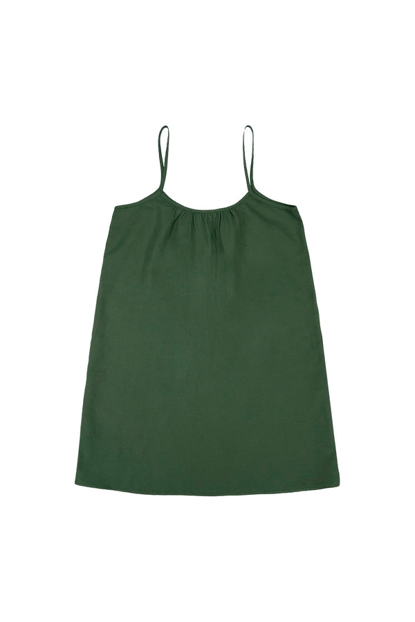 Sundance Slip Dress - Sale Colors | Jungmaven Hemp Clothing & Accessories / Color: Hunter Green