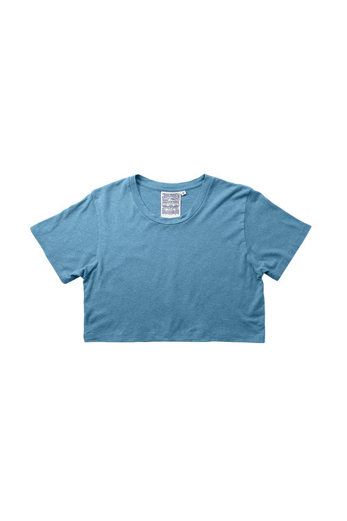 Cropped Lorel Tee - Sale Colors | Jungmaven Hemp Clothing & Accessories / Color: Blue Heaven