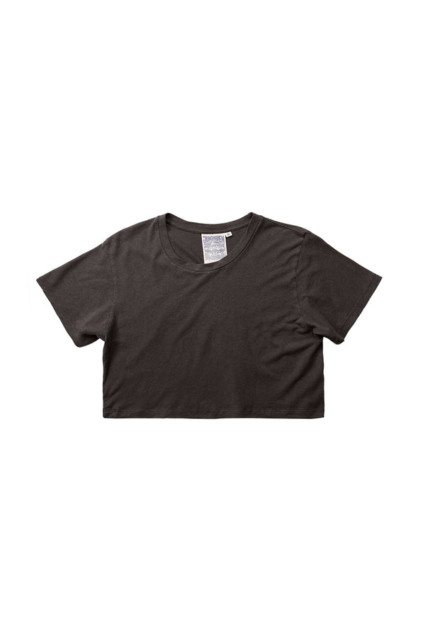Cropped Lorel Tee | Jungmaven Hemp Clothing & Accessories / Color: Coffee Bean