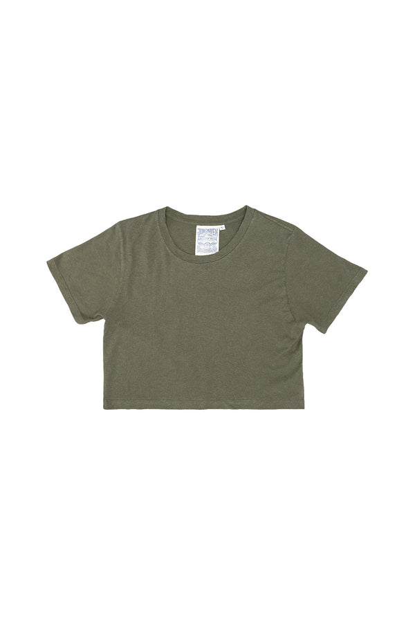 Cropped Lorel Tee | Jungmaven Hemp Clothing & Accessories / Color: Olive Green