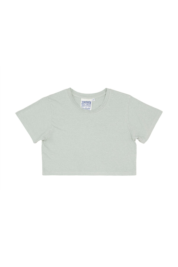 Cropped Lorel Tee | Jungmaven Hemp Clothing & Accessories / Color: Stormy Green