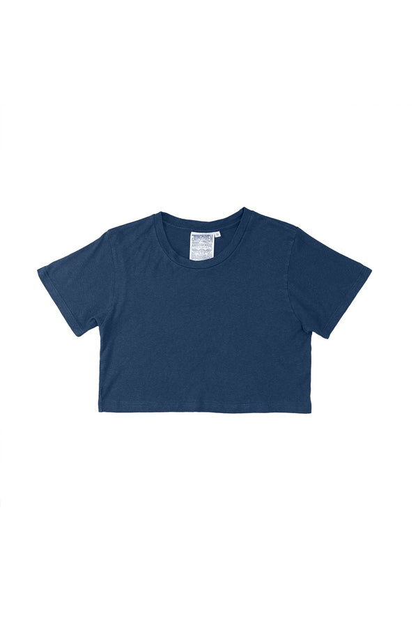 Super Cropped Lorel Tee | Jungmaven Hemp Clothing & Accessories / Color: Deep Indigo