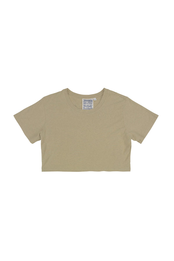 Super Cropped Lorel Tee | Jungmaven Hemp Clothing & Accessories / Color: Desert Khaki