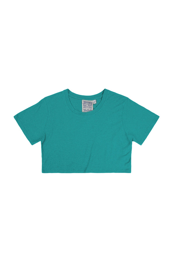 Super Cropped Lorel Tee - Sale Colors | Jungmaven Hemp Clothing & Accessories / Color: Teal