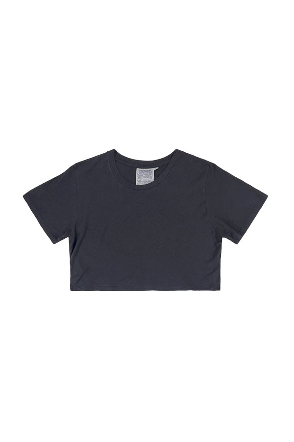 Super Cropped Lorel Tee | Jungmaven Hemp Clothing & Accessories / Color: Black