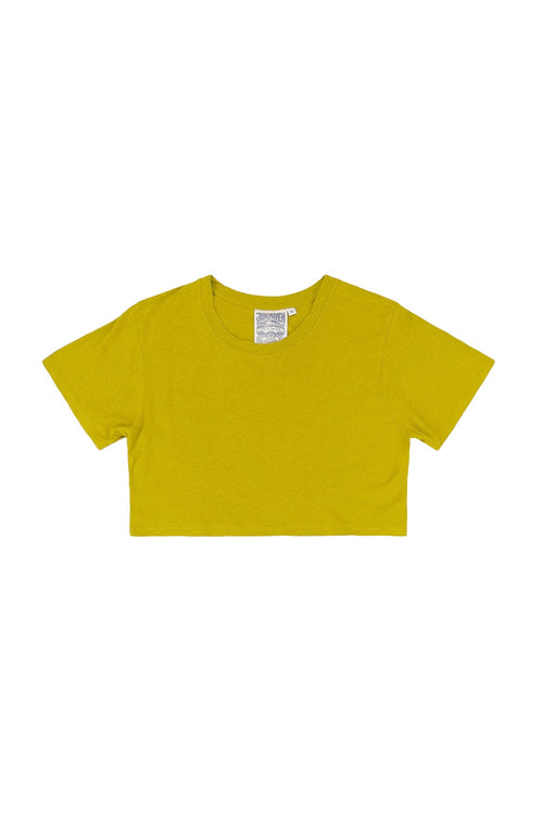 Super Cropped Lorel Tee - Sale Colors | Jungmaven Hemp Clothing & Accessories / Color: Citrine Yellow