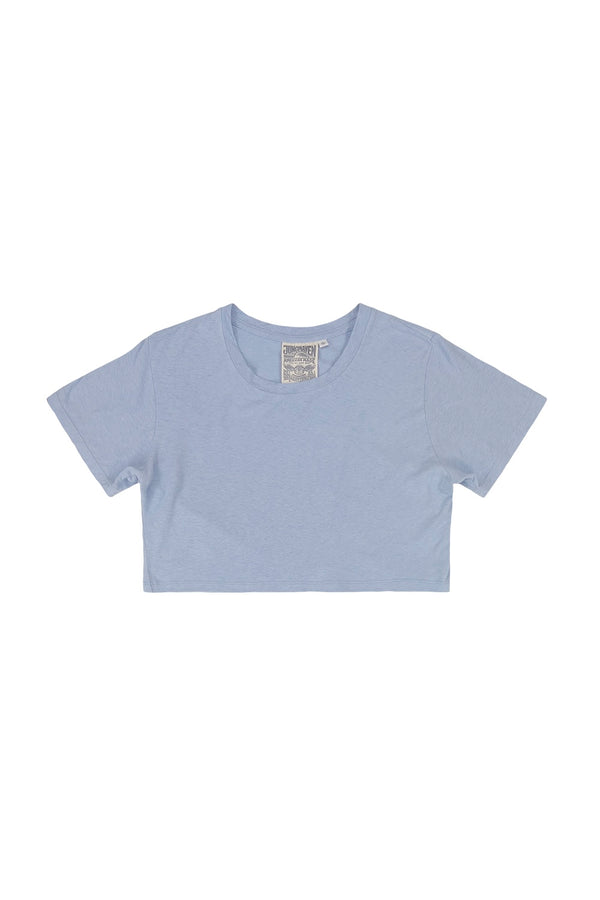 Super Cropped Lorel Tee - Sale Colors | Jungmaven Hemp Clothing & Accessories / Color: Coastal Blue
