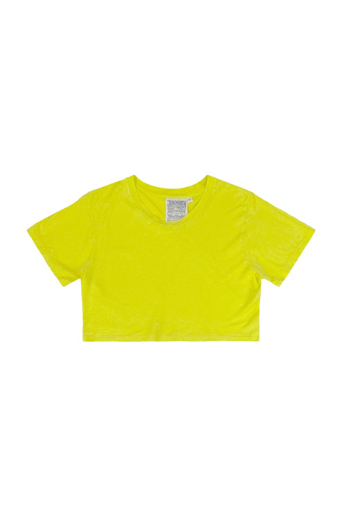 Super Cropped Lorel Tee - Sale Colors | Jungmaven Hemp Clothing & Accessories / Color: Limelight
