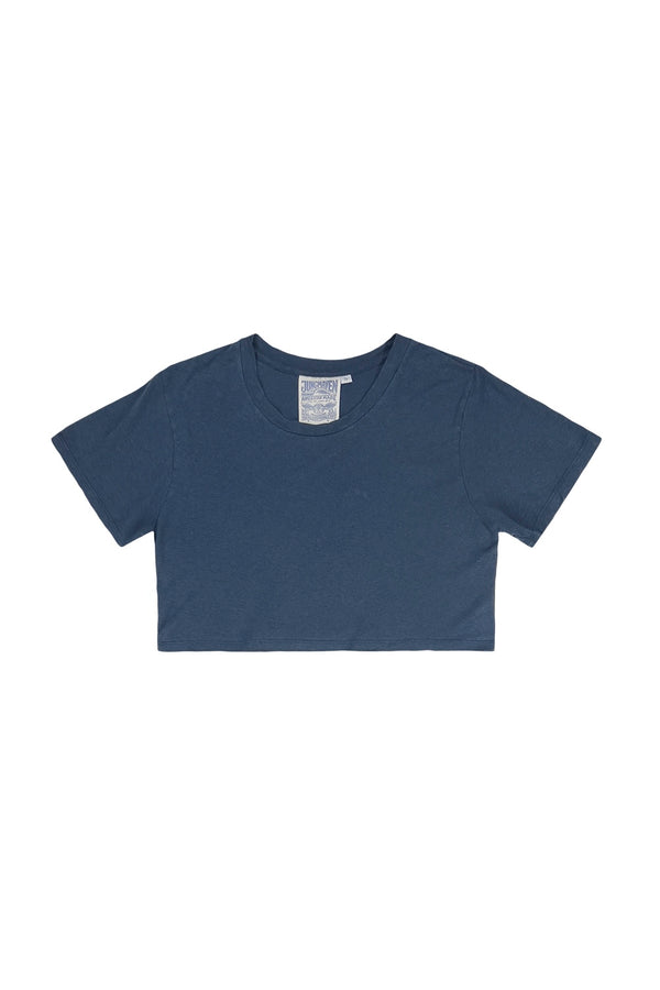 Cropped Lorel Tee | Jungmaven Hemp Clothing & Accessories / Color: Navy