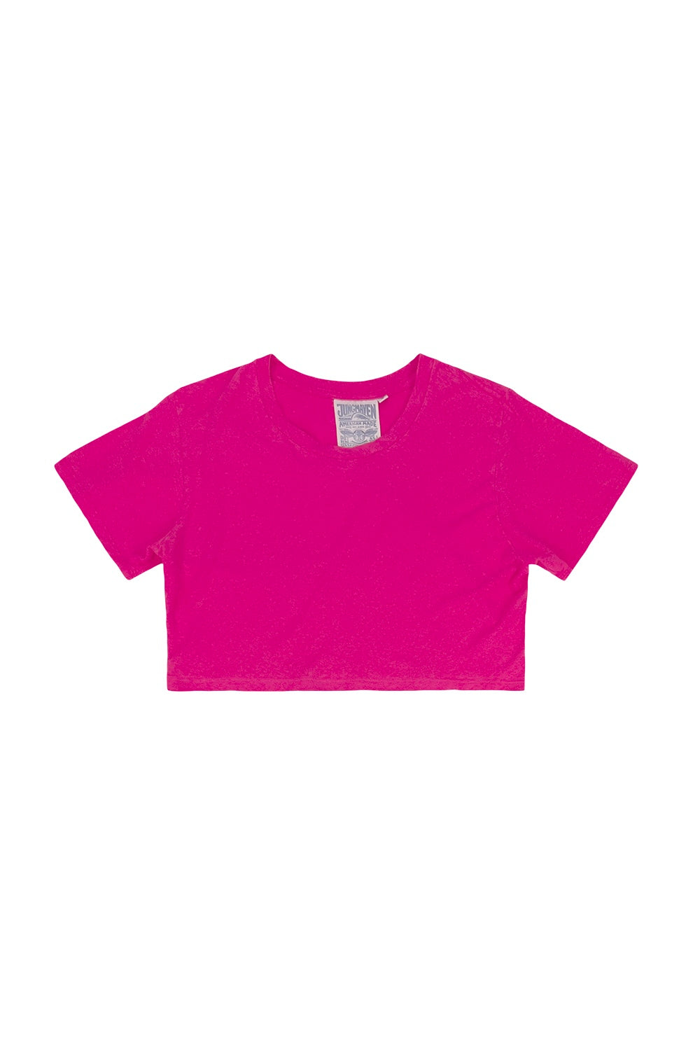 Super Cropped Lorel Tee - Sale Colors | Jungmaven Hemp Clothing & Accessories / Color: Pink Grapefruit
