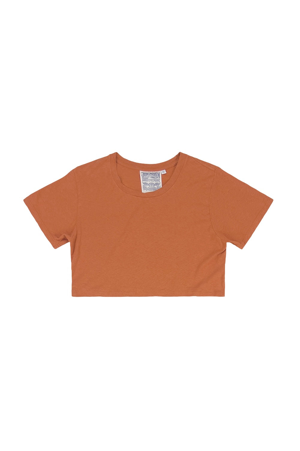 Super Cropped Lorel Tee - Sale Colors | Jungmaven Hemp Clothing & Accessories / Color: Rooibos Tea