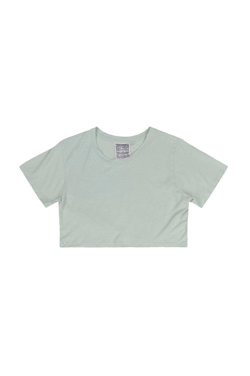 Cropped Lorel Tee | Jungmaven Hemp Clothing & Accessories / Color: Seafoam Green