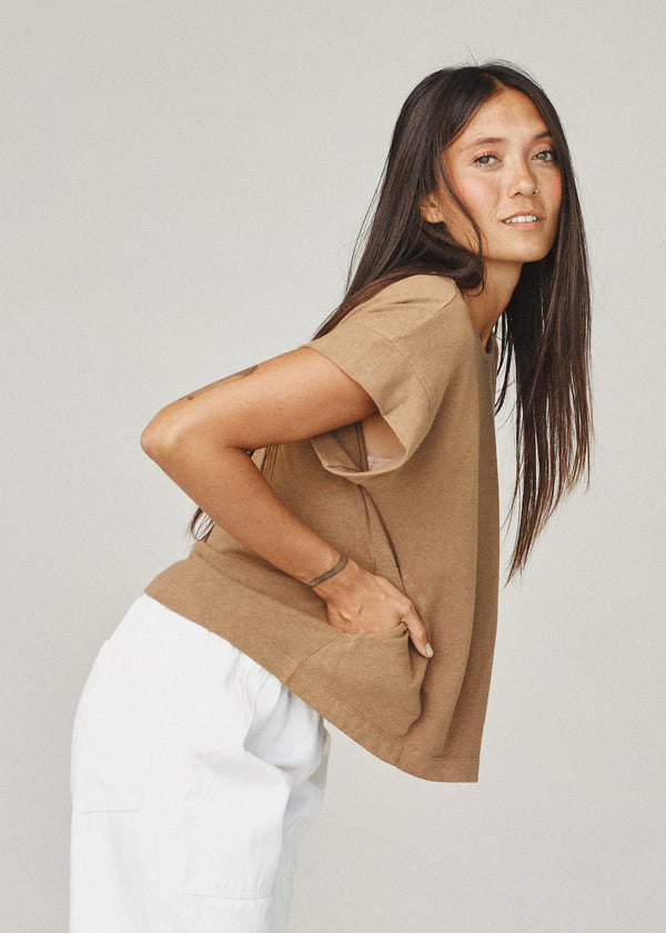 Taos Top | Jungmaven Hemp Clothing & Accessories / model_desc: Nellie is 5’9” wearing XS