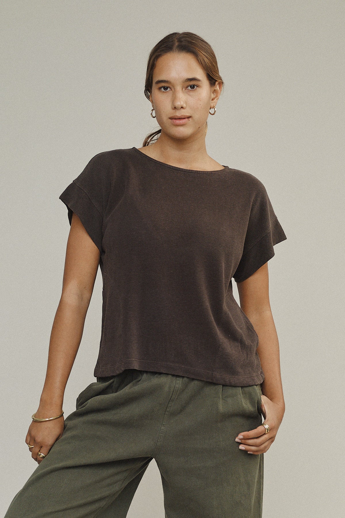 Taos Top | Jungmaven Hemp Clothing & Accessories / model_desc: Maya is 5’10” wearing S