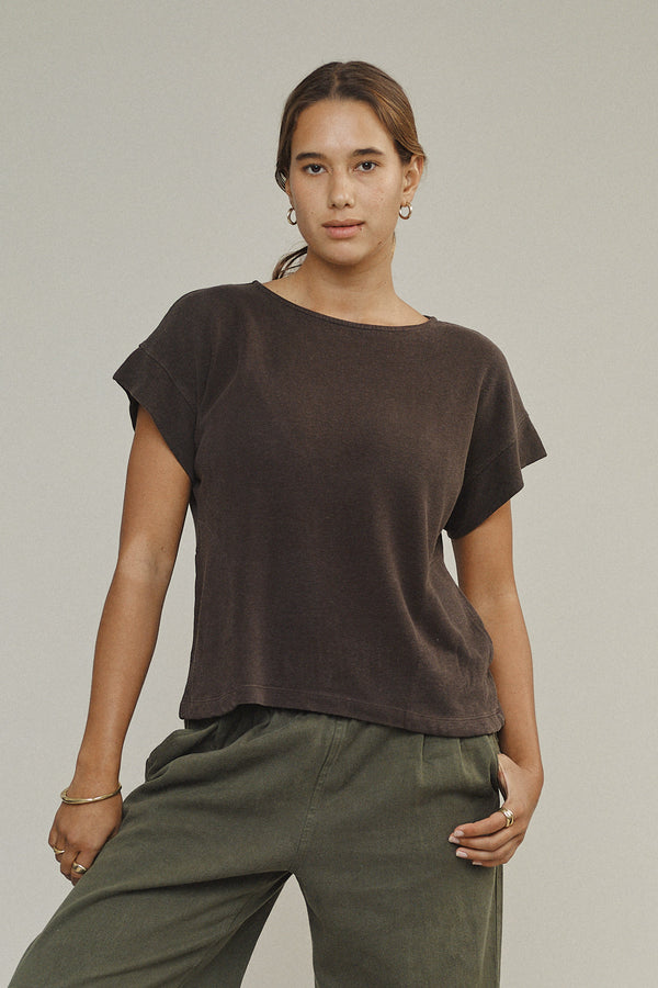 Taos Top | Jungmaven Hemp Clothing & Accessories / model_desc: Maya is 5’10” wearing S