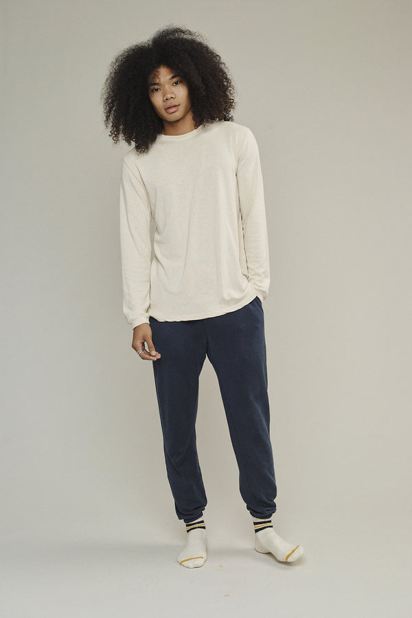 Yelapa Fleece Sweatpant | Jungmaven Hemp Clothing & Accessories / model_desc: Chaz is 6’2” wearing M