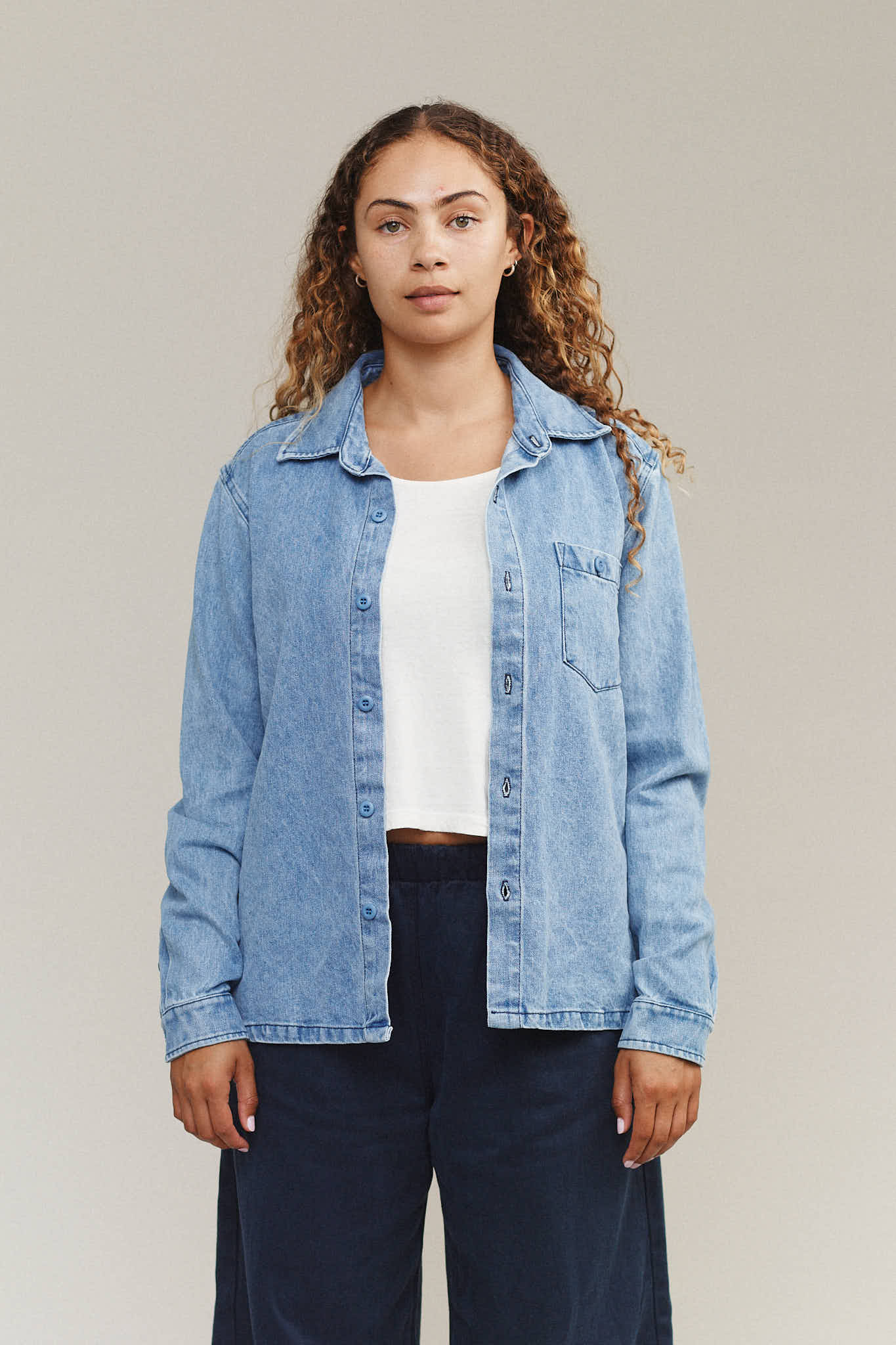 Denim Topanga Shirt | Jungmaven Hemp Clothing & Accessories - USA Made