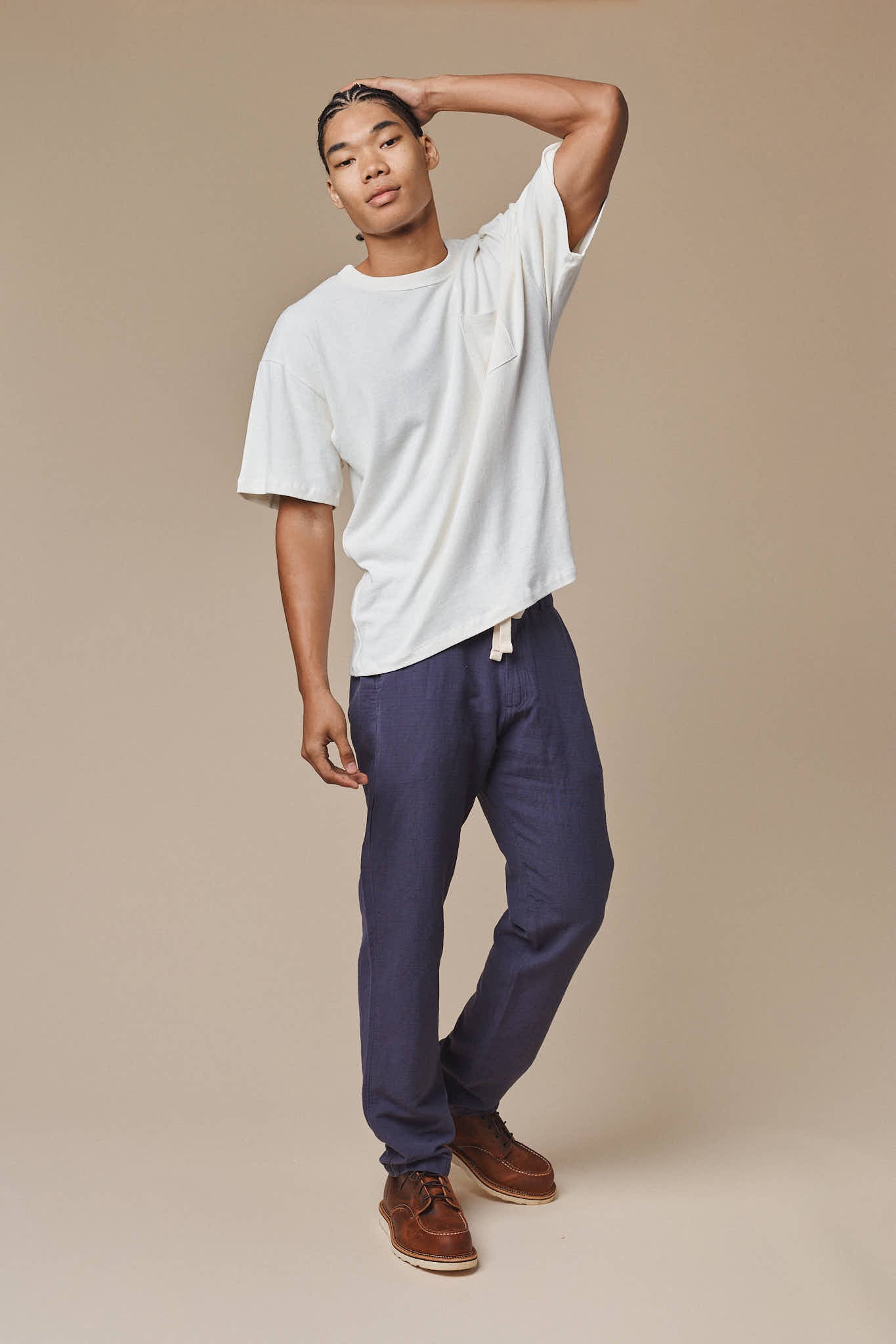 Traverse Pant | Jungmaven Hemp Clothing & Accessories / model_desc: Chaz is 6’2” wearing Medium