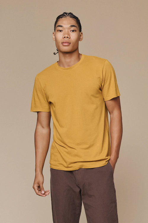 Basic Tee | Jungmaven Hemp Clothing & Accessories / model_desc: Chaz is 6’2” wearing Large