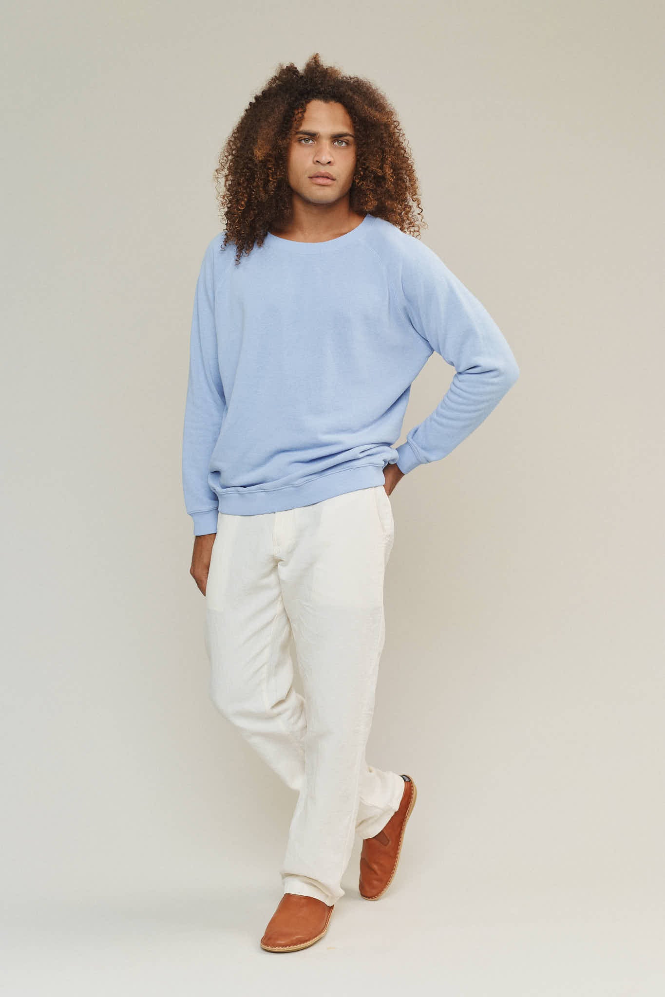 Bonfire Raglan Sweatshirt - Sale Colors | Jungmaven Hemp Clothing & Accessories / Color: